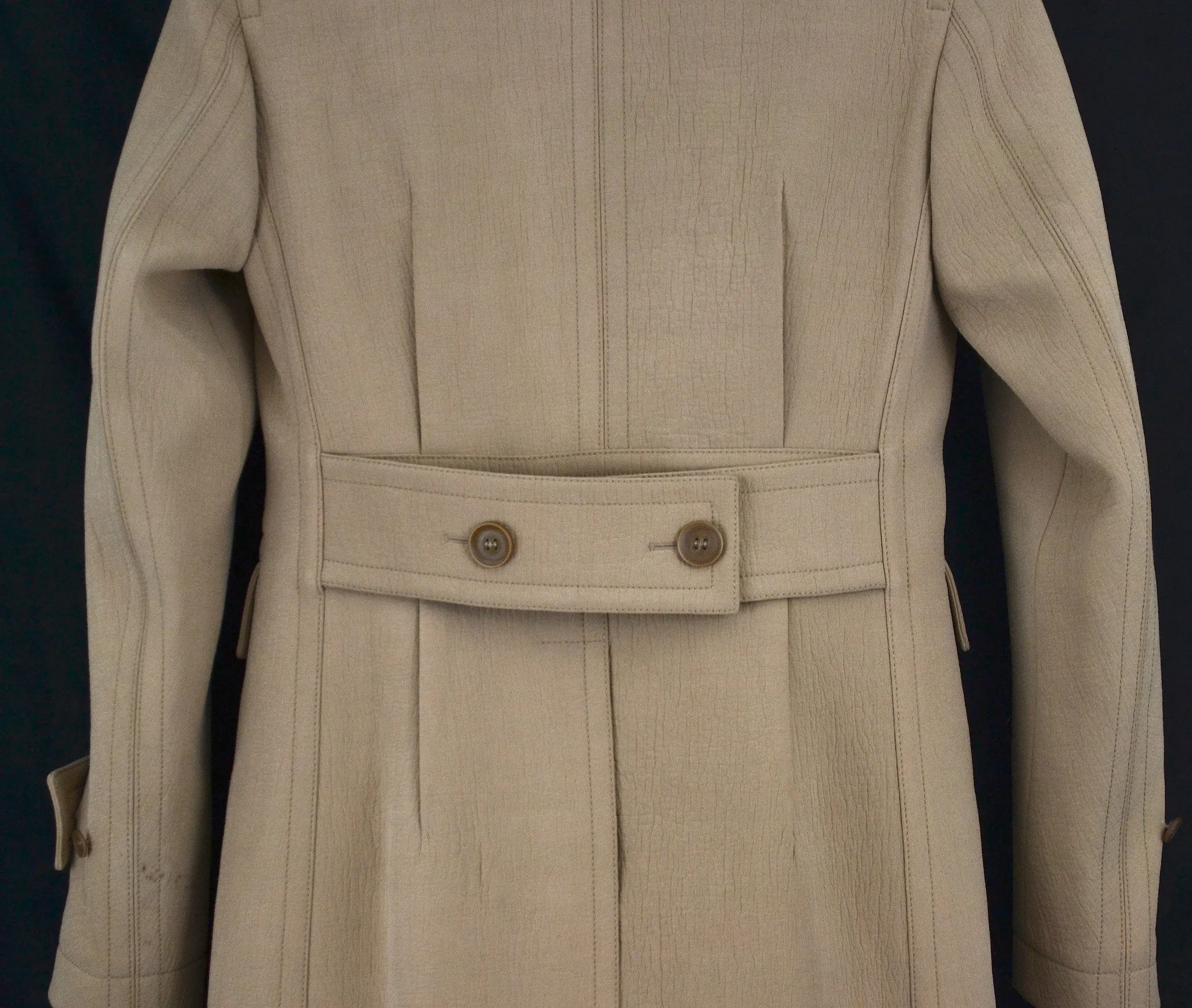2011 Bonded Crêpe Sculptural Great Coat