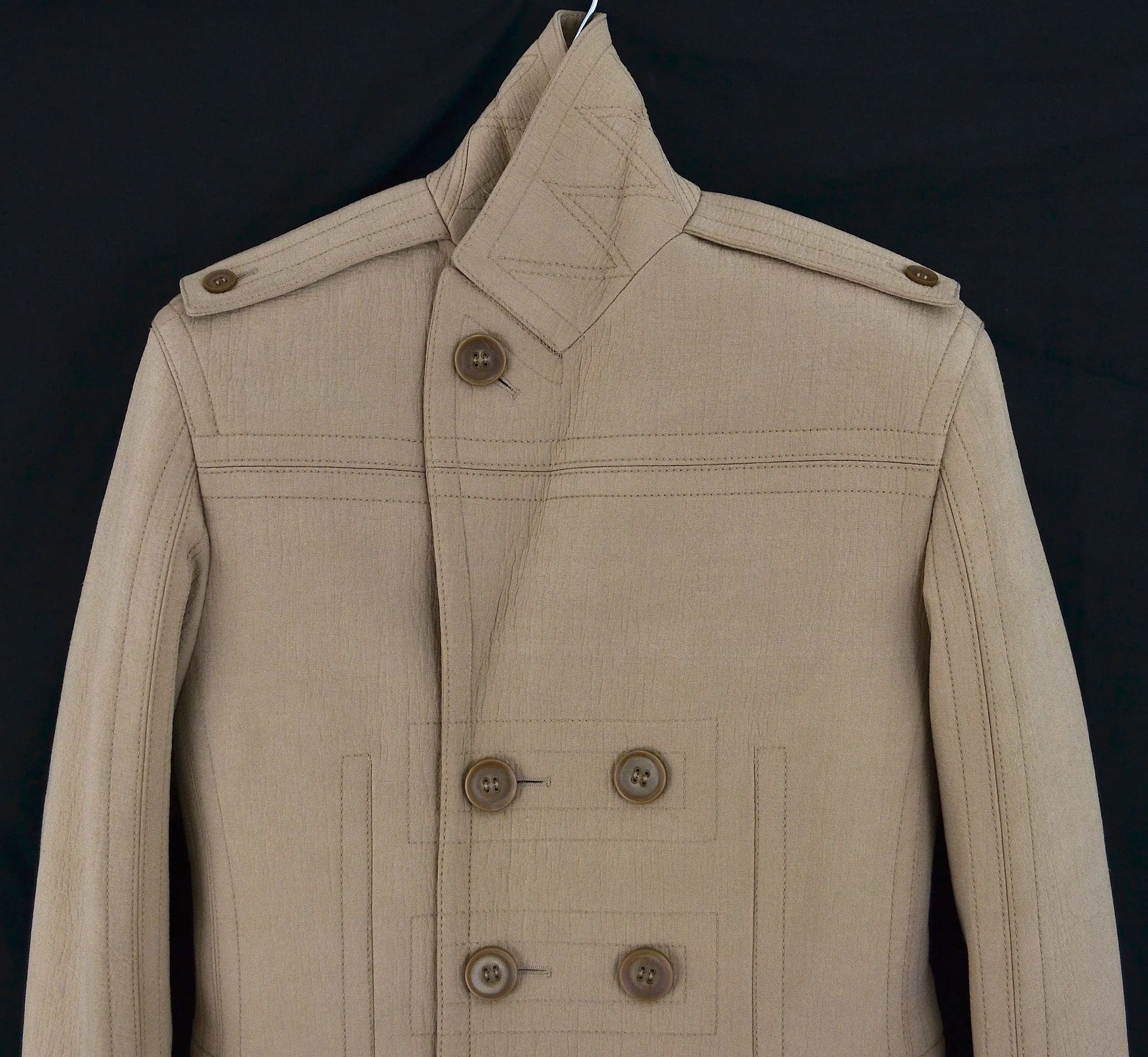 2011 Bonded Crêpe Sculptural Great Coat