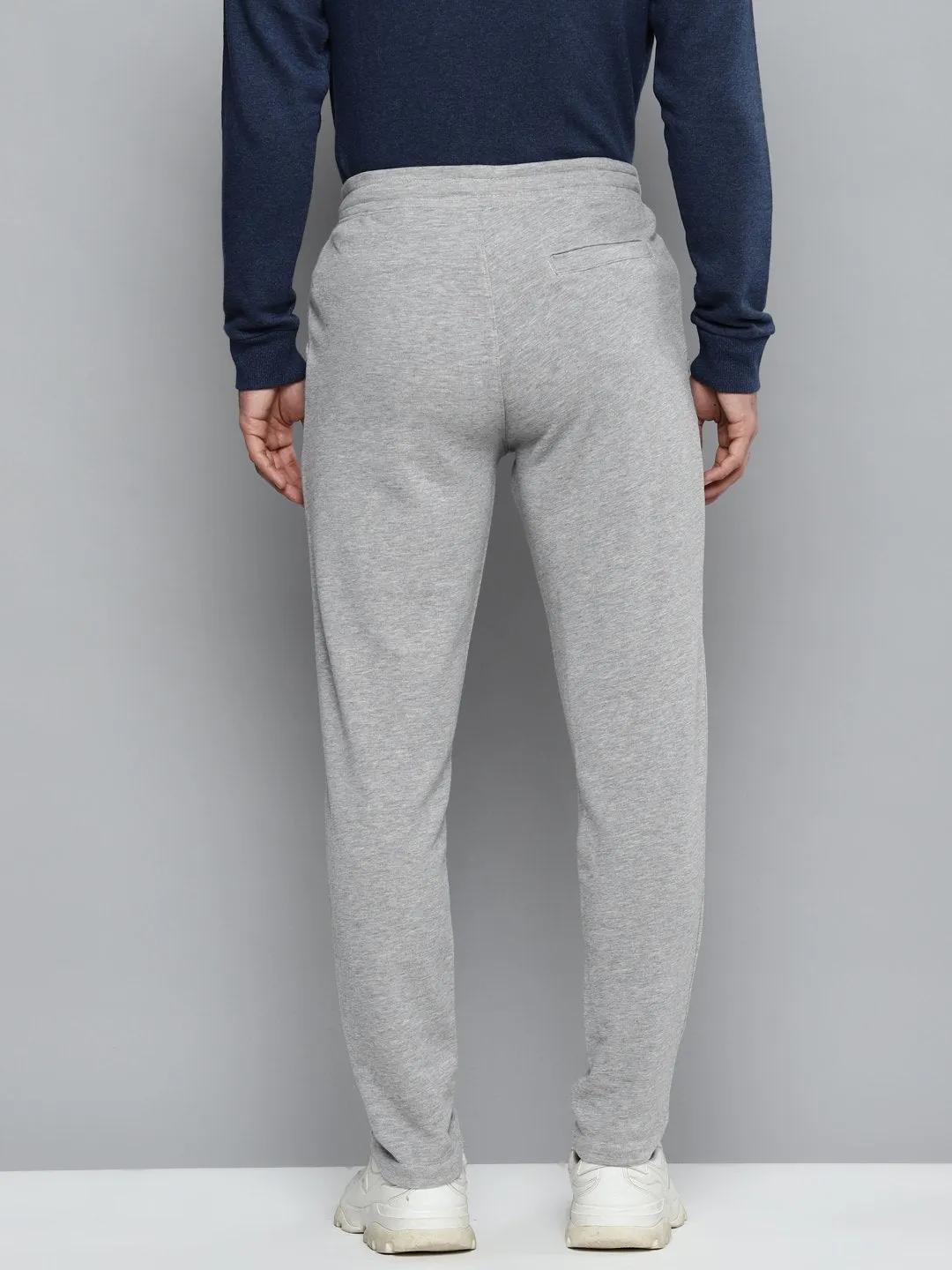 Alcis Men Grey Melange Solid Joggers
