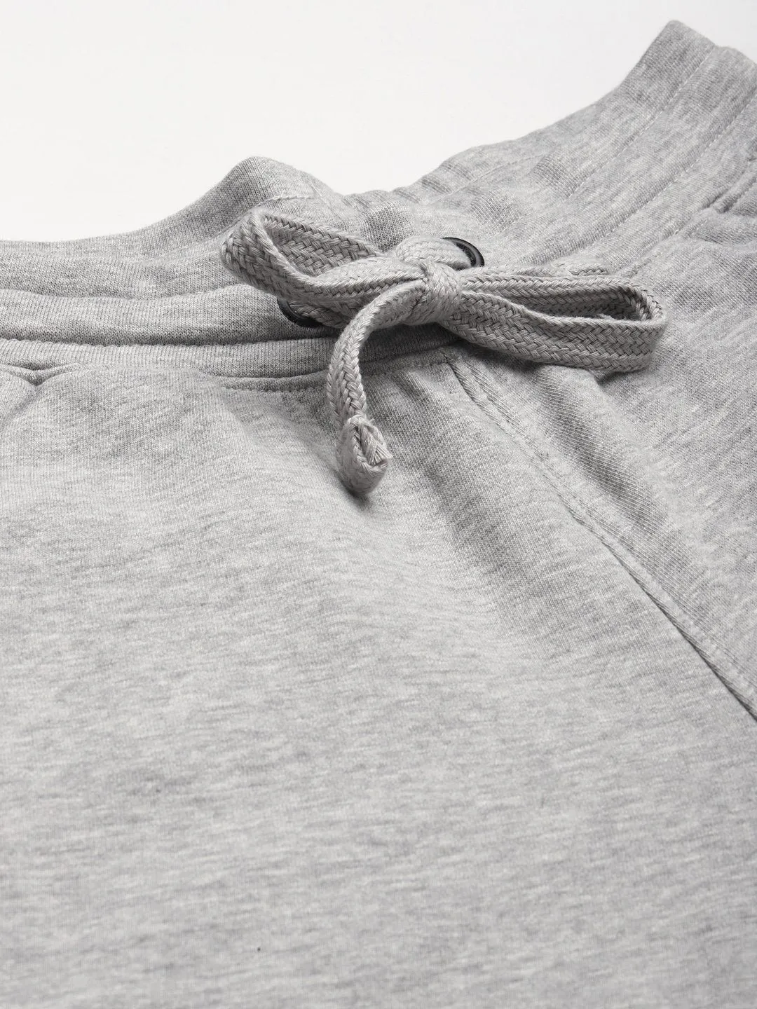 Alcis Men Grey Melange Solid Joggers