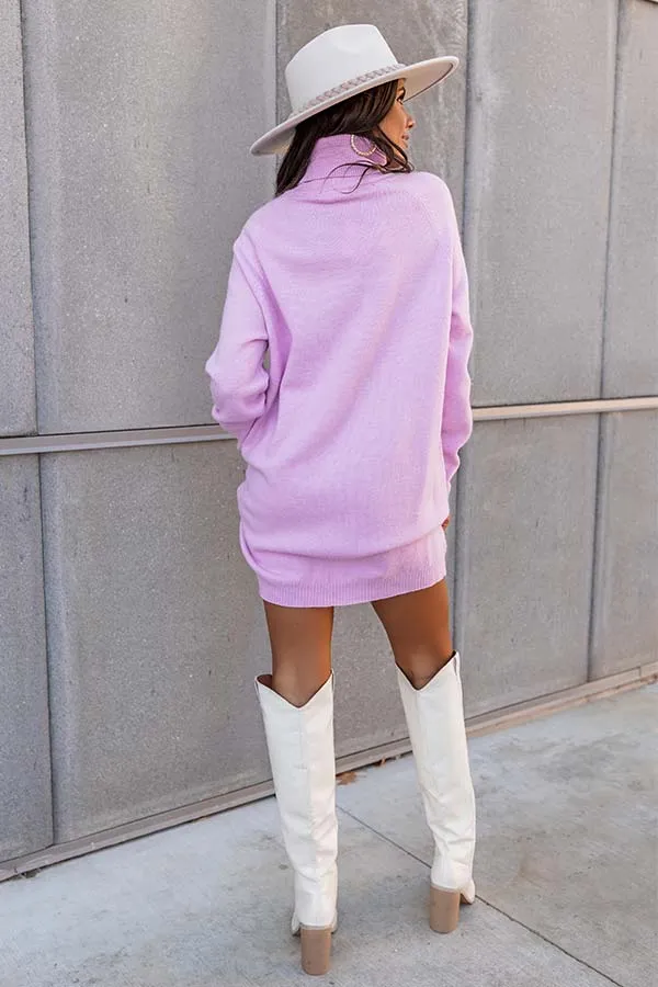 Bring The Warmth Sweater Dress