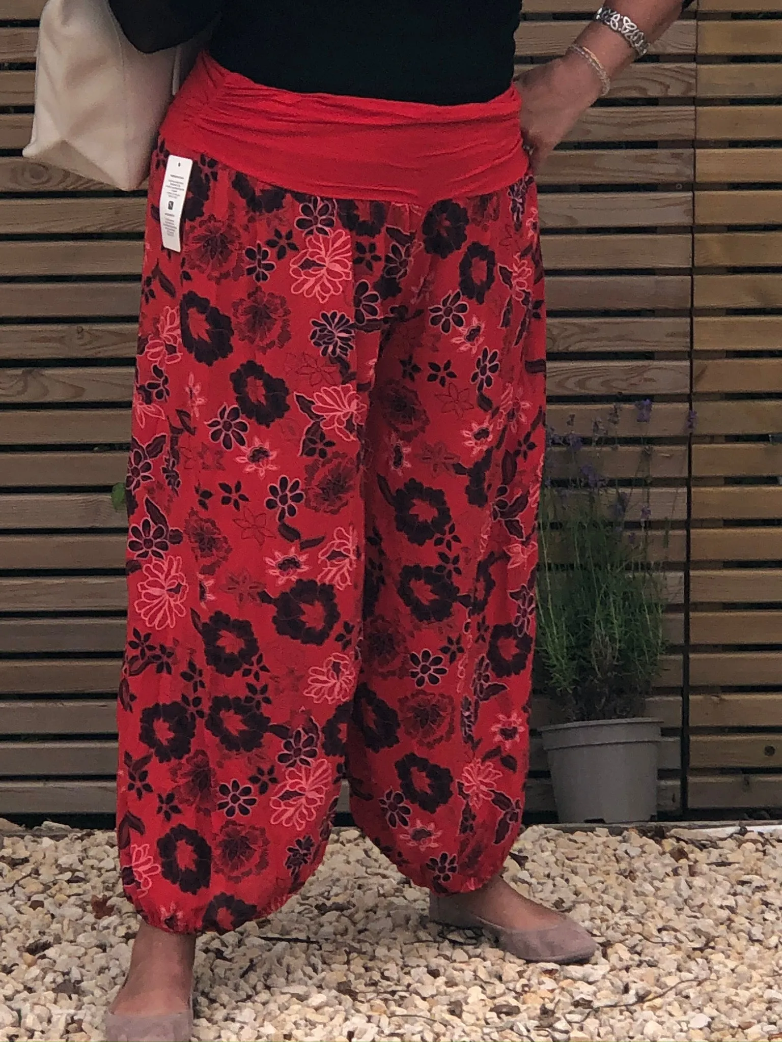 CORDOBA Harlem Pants Floral Patterned Viscose Trousers