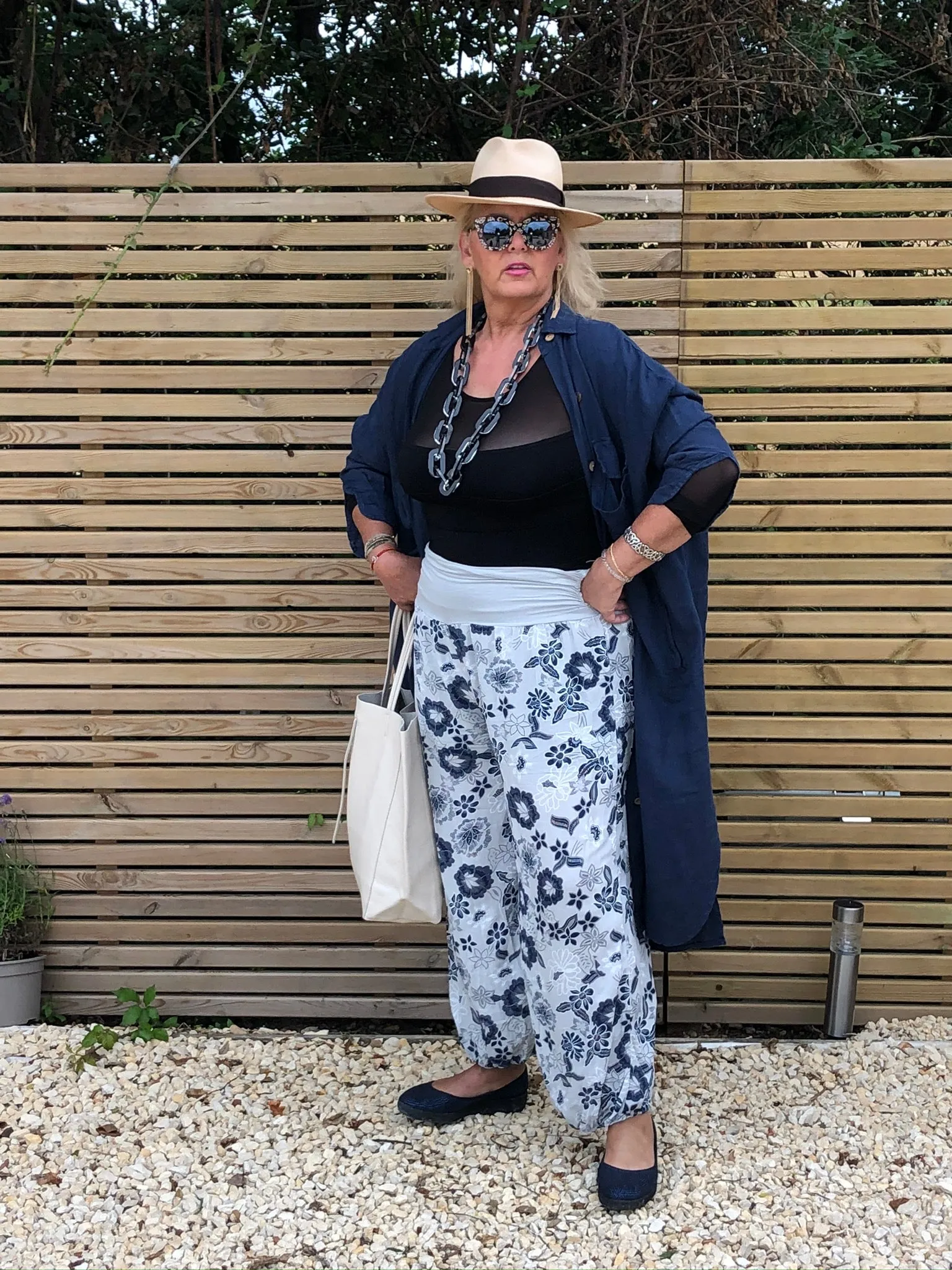 CORDOBA Harlem Pants Floral Patterned Viscose Trousers