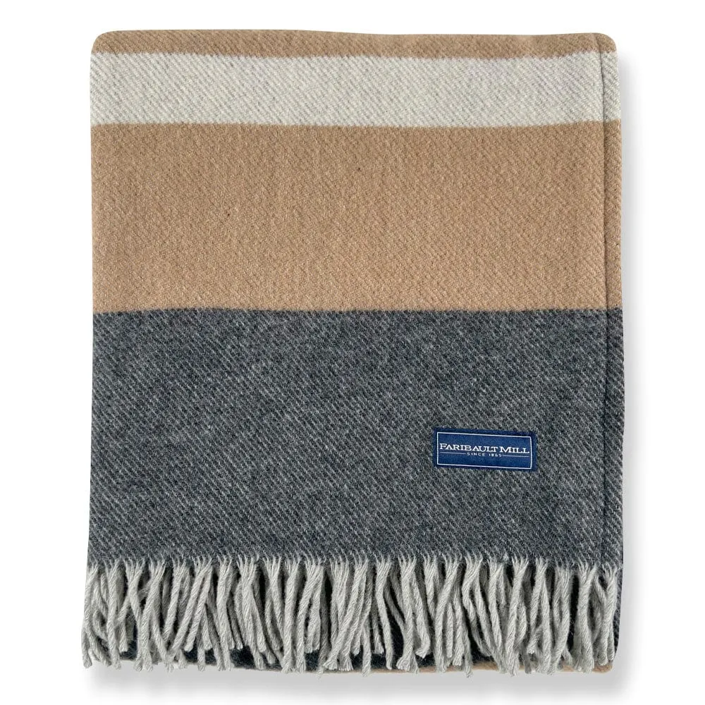 Cottage Wool Throw Blanket