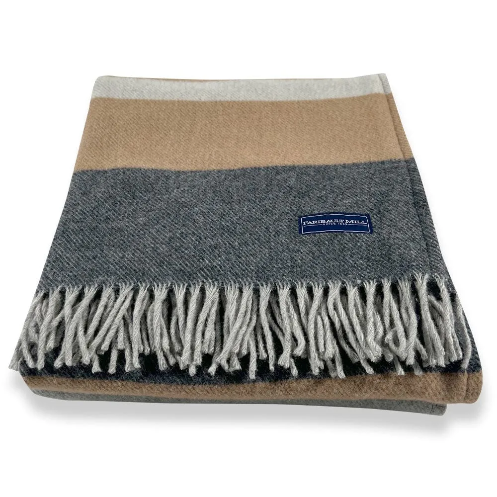 Cottage Wool Throw Blanket