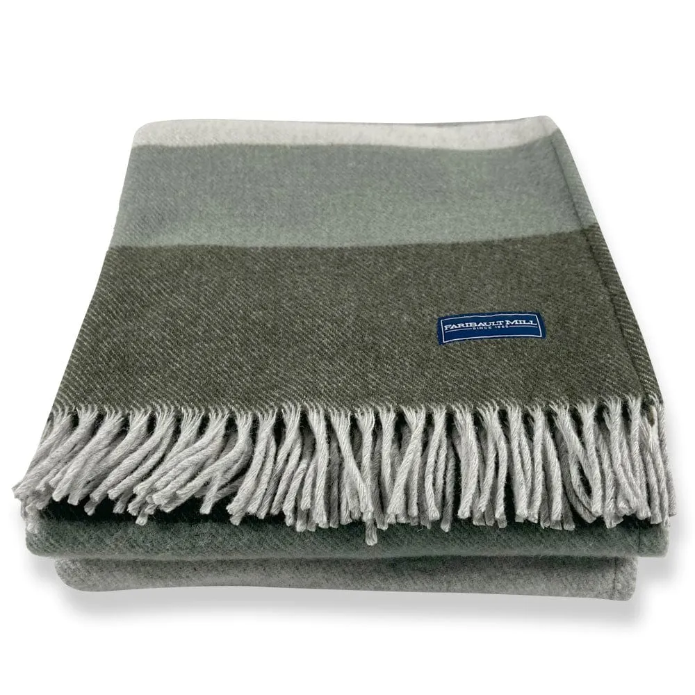 Cottage Wool Throw Blanket