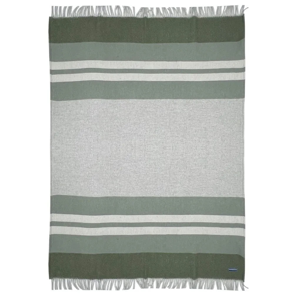 Cottage Wool Throw Blanket