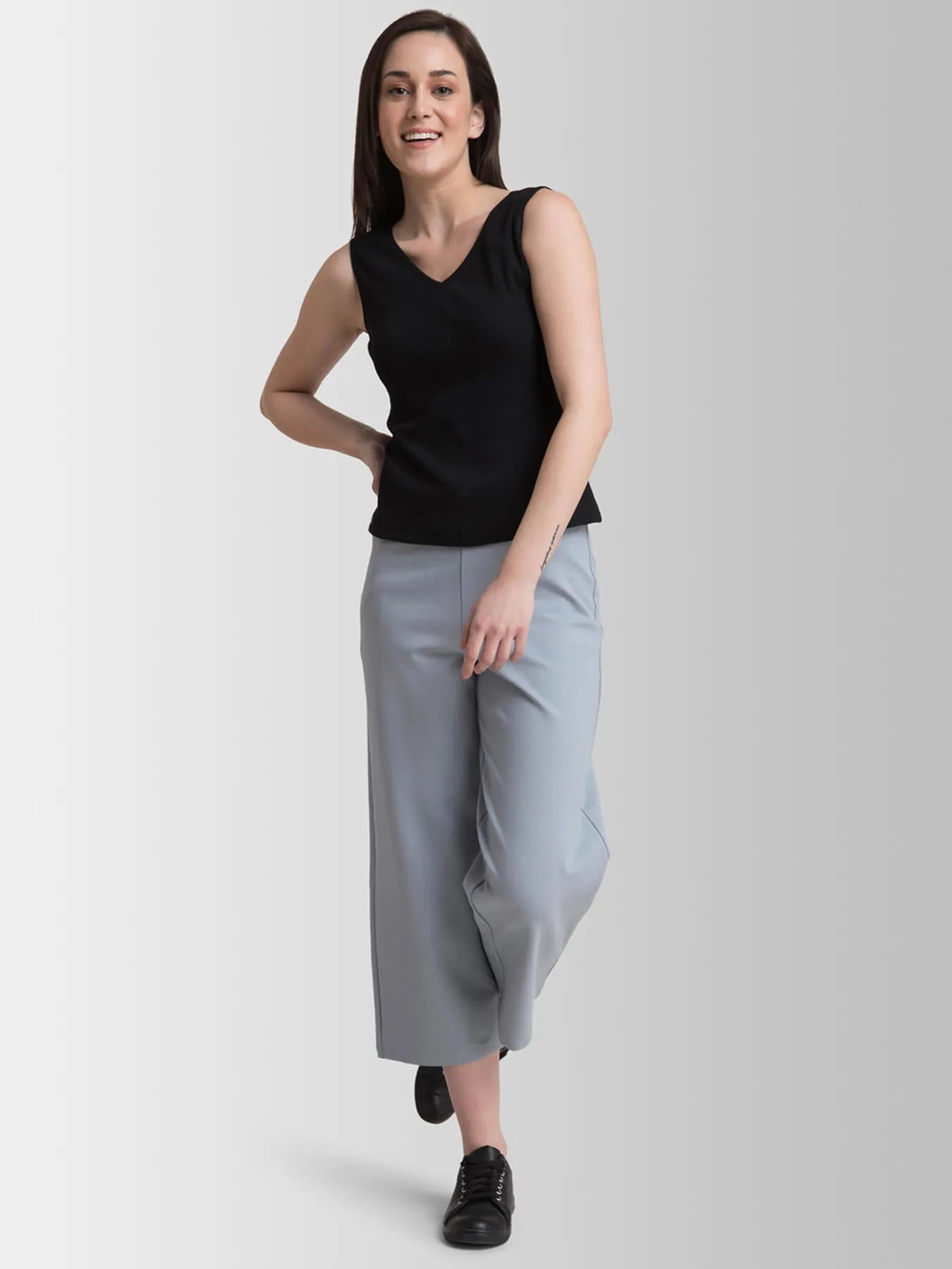 Cotton LivIn Camisole - Black