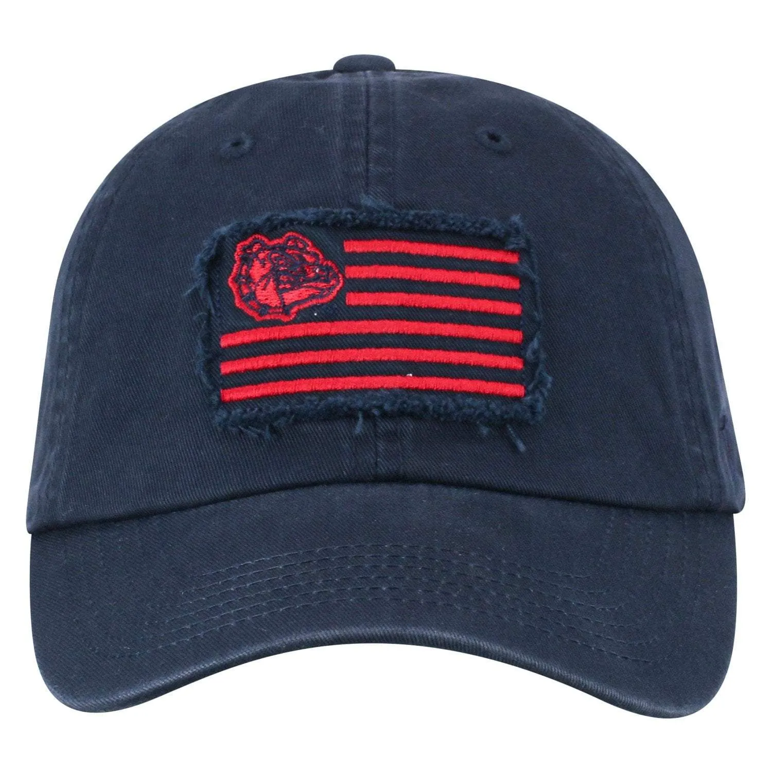 Gonzaga Bulldogs TOW Navy "Flag 4" Crew Adj. Relax Hat Cap