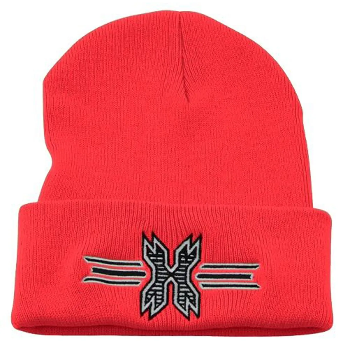 HK Army Beanie - Red & Black