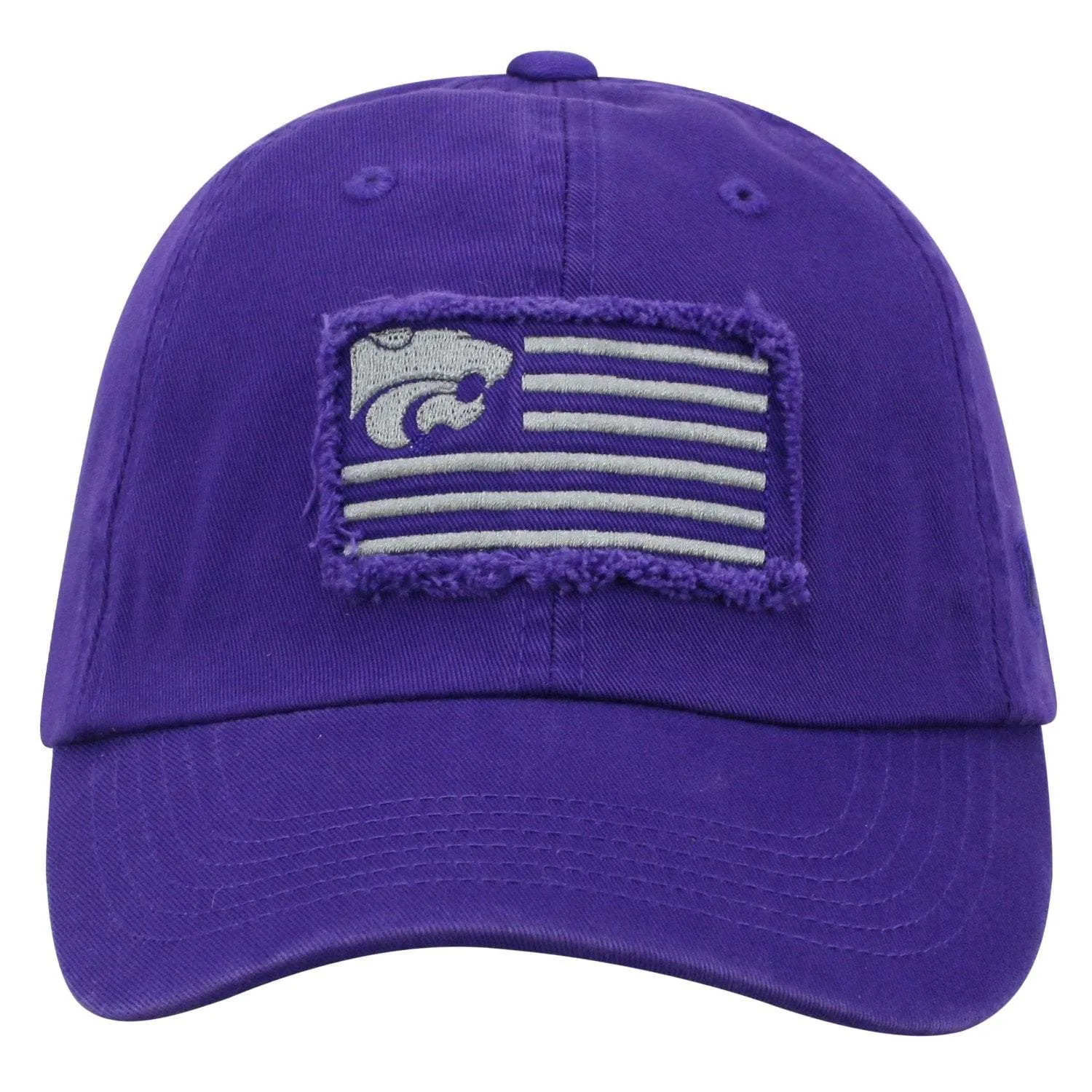 Kansas State Wildcats TOW Purple "Flag 4" Crew Adj. Relax Hat Cap