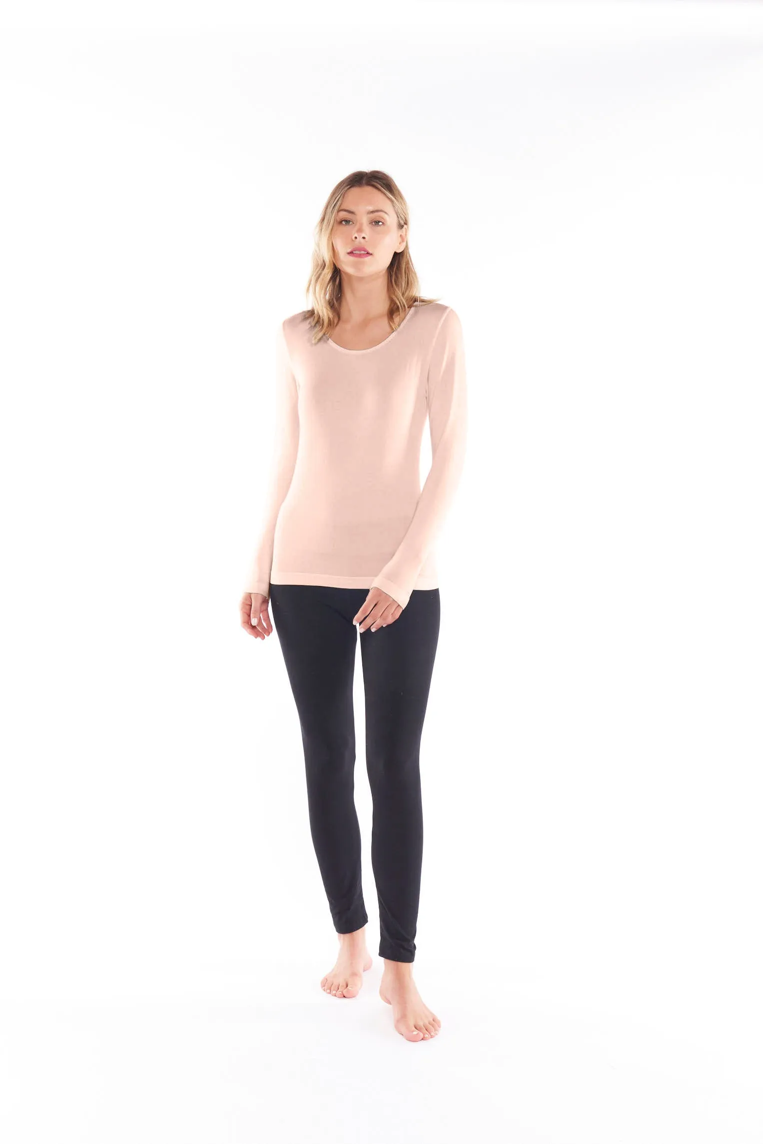 Kelli Long Sleeve Top  Nude