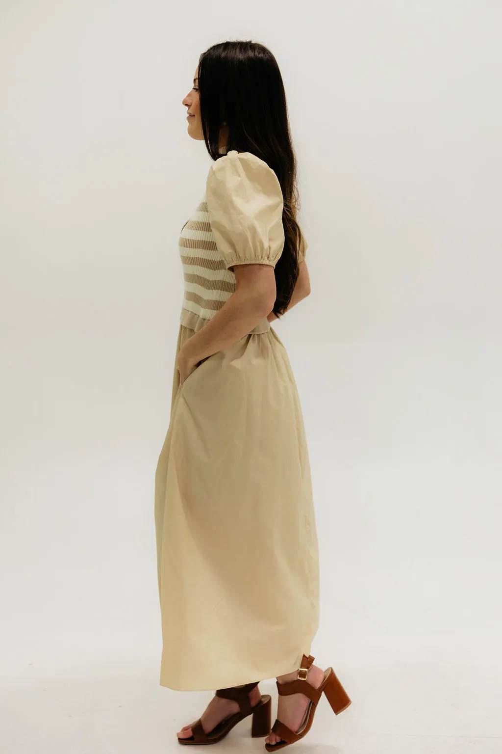 Kristy Dress-Sand