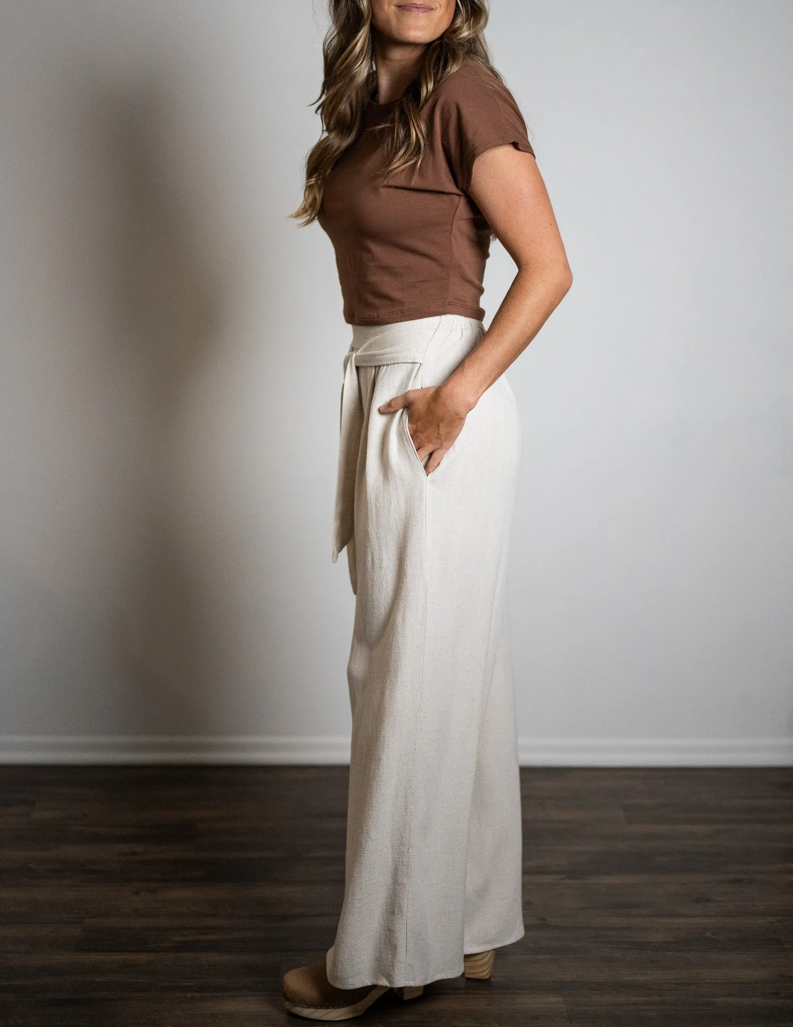 Linen Sylvia Pant