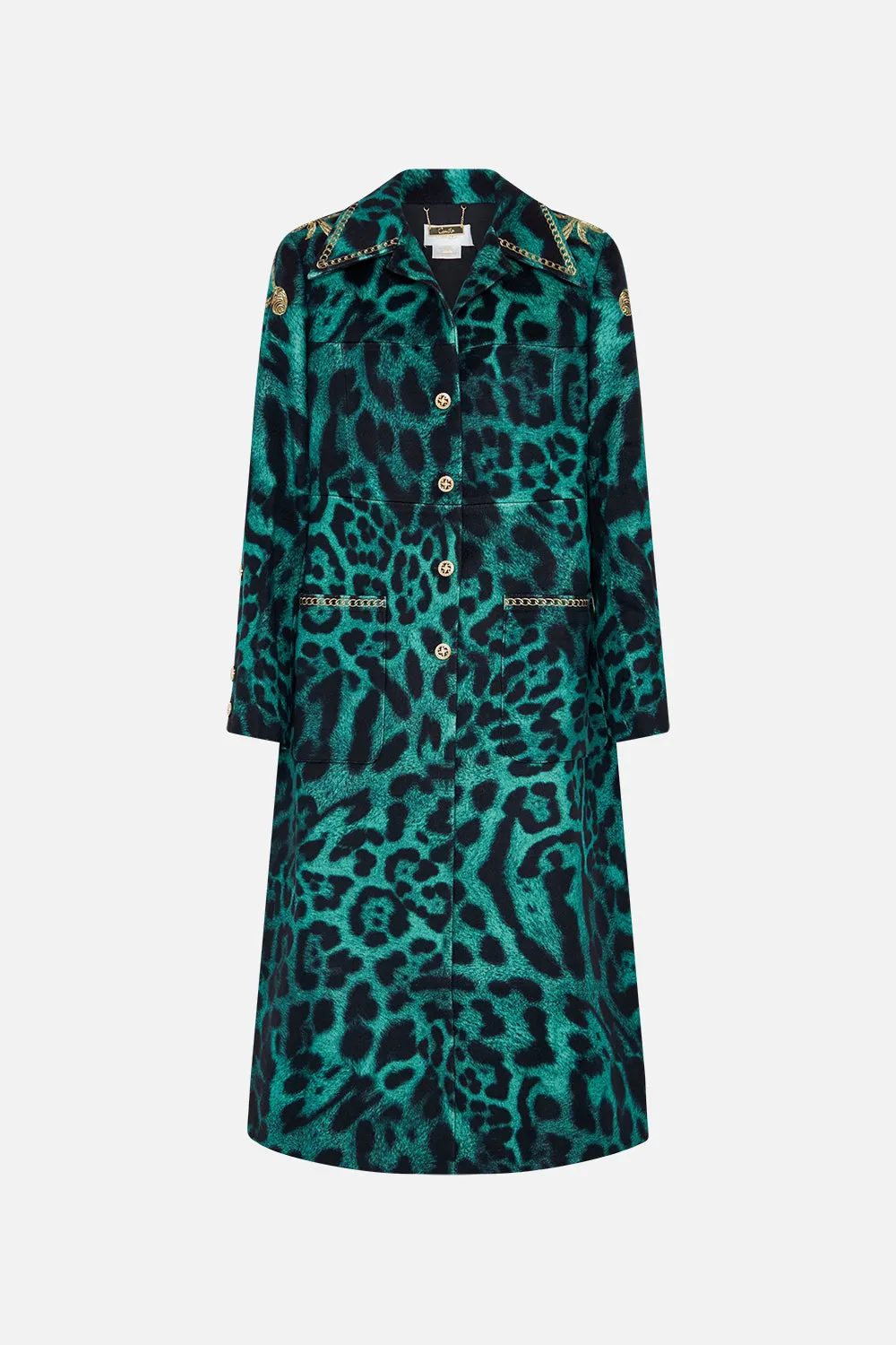 LONG BUTTON FRONT COAT SING MY SONG