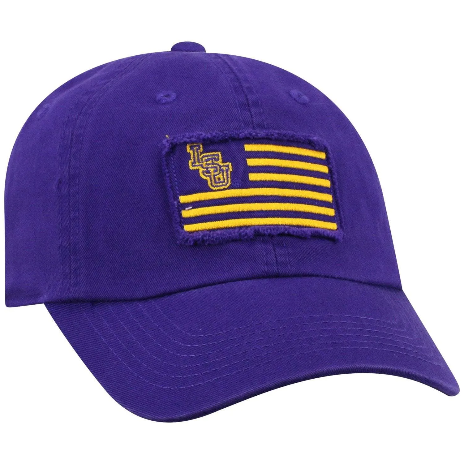 LSU Tigers TOW Purple "Flag 4" Crew Adj. Relax Hat Cap