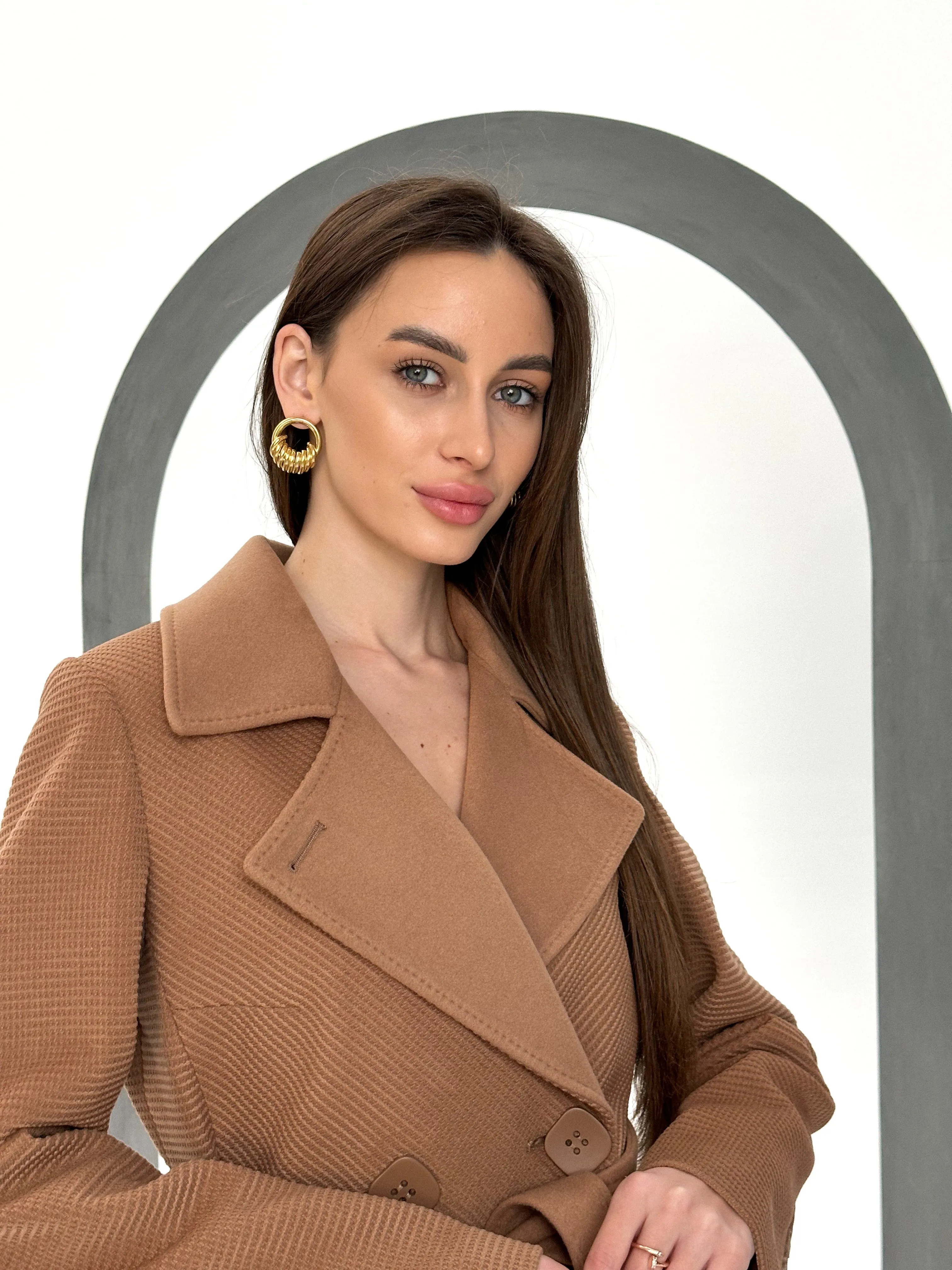 Lyndale Cashmere Wool Blend Coat