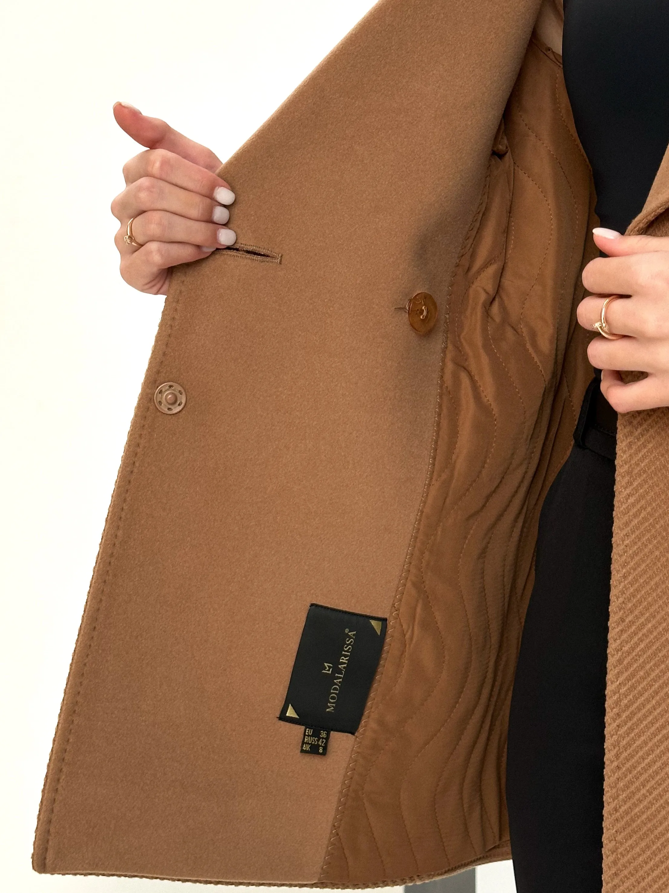 Lyndale Cashmere Wool Blend Coat