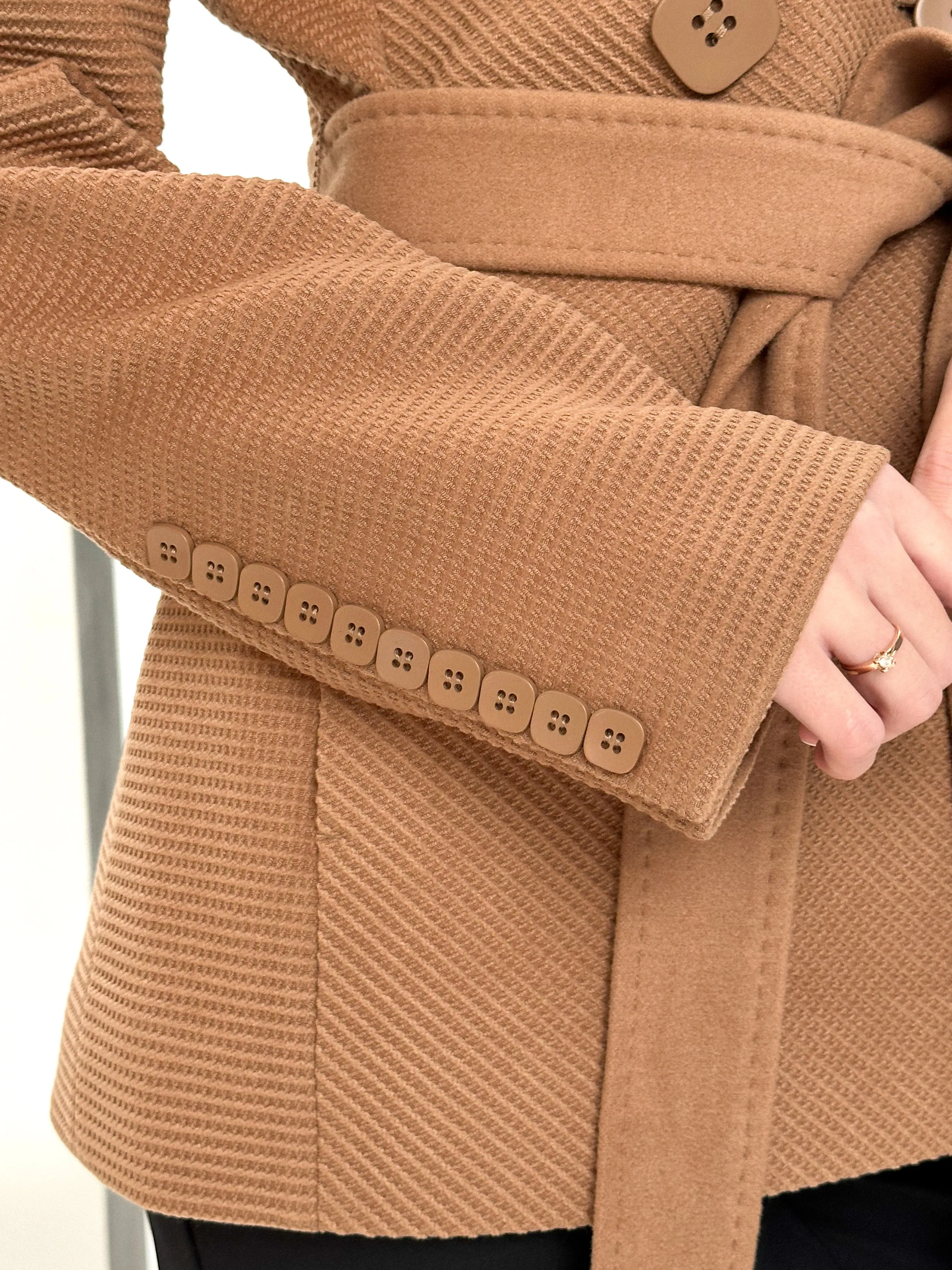 Lyndale Cashmere Wool Blend Coat