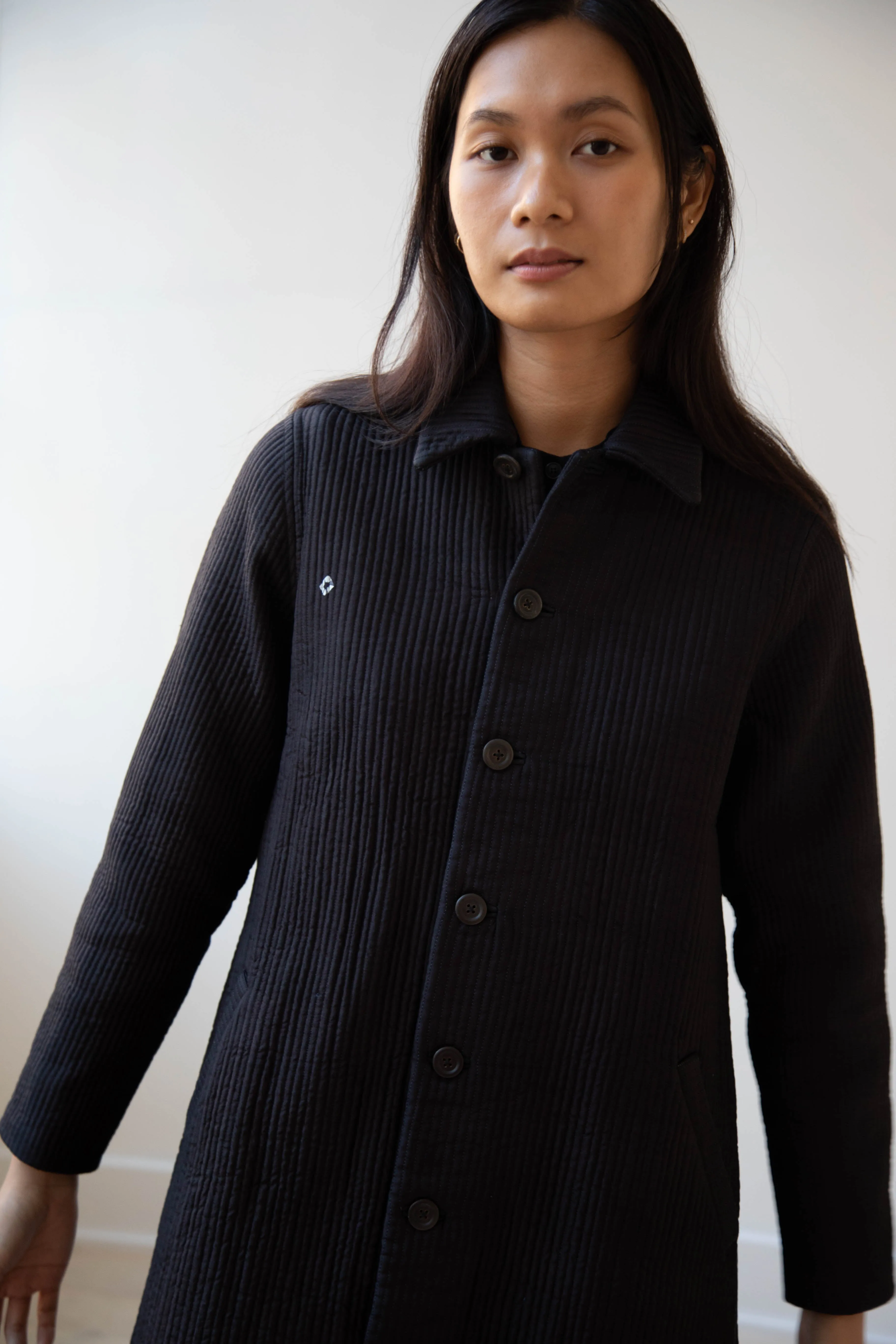 Maku | Mato Quilted Cotton Silk Coat