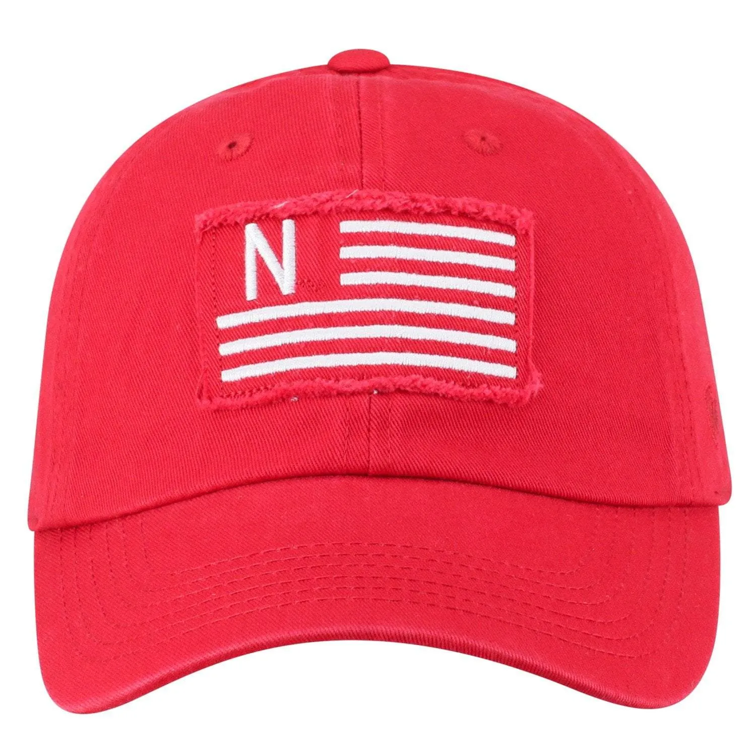 Nebraska Cornhuskers TOW Red "Flag 4" Crew Adj. Relax Hat Cap