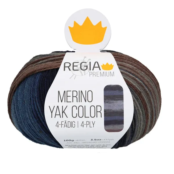 REGIA Premium Sock Yarn: MERINO YAK COLOR