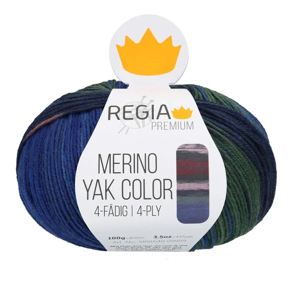 REGIA Premium Sock Yarn: MERINO YAK COLOR