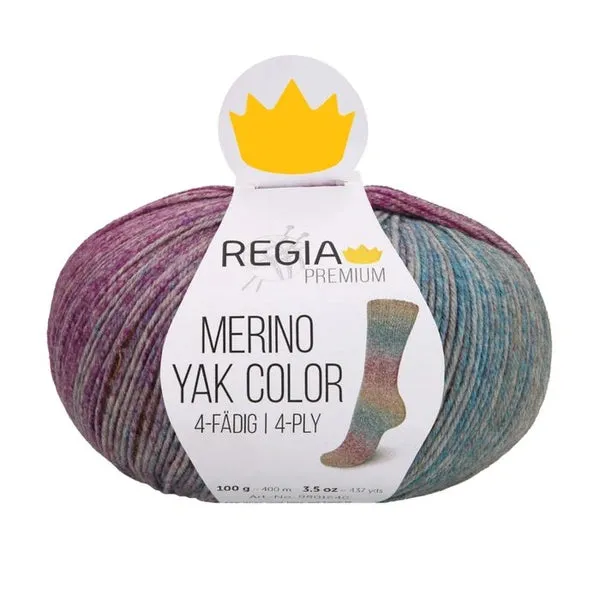 REGIA Premium Sock Yarn: MERINO YAK COLOR