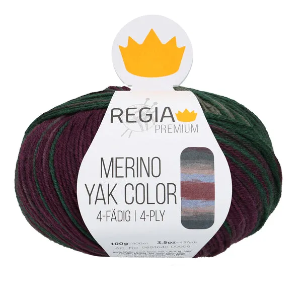 REGIA Premium Sock Yarn: MERINO YAK COLOR