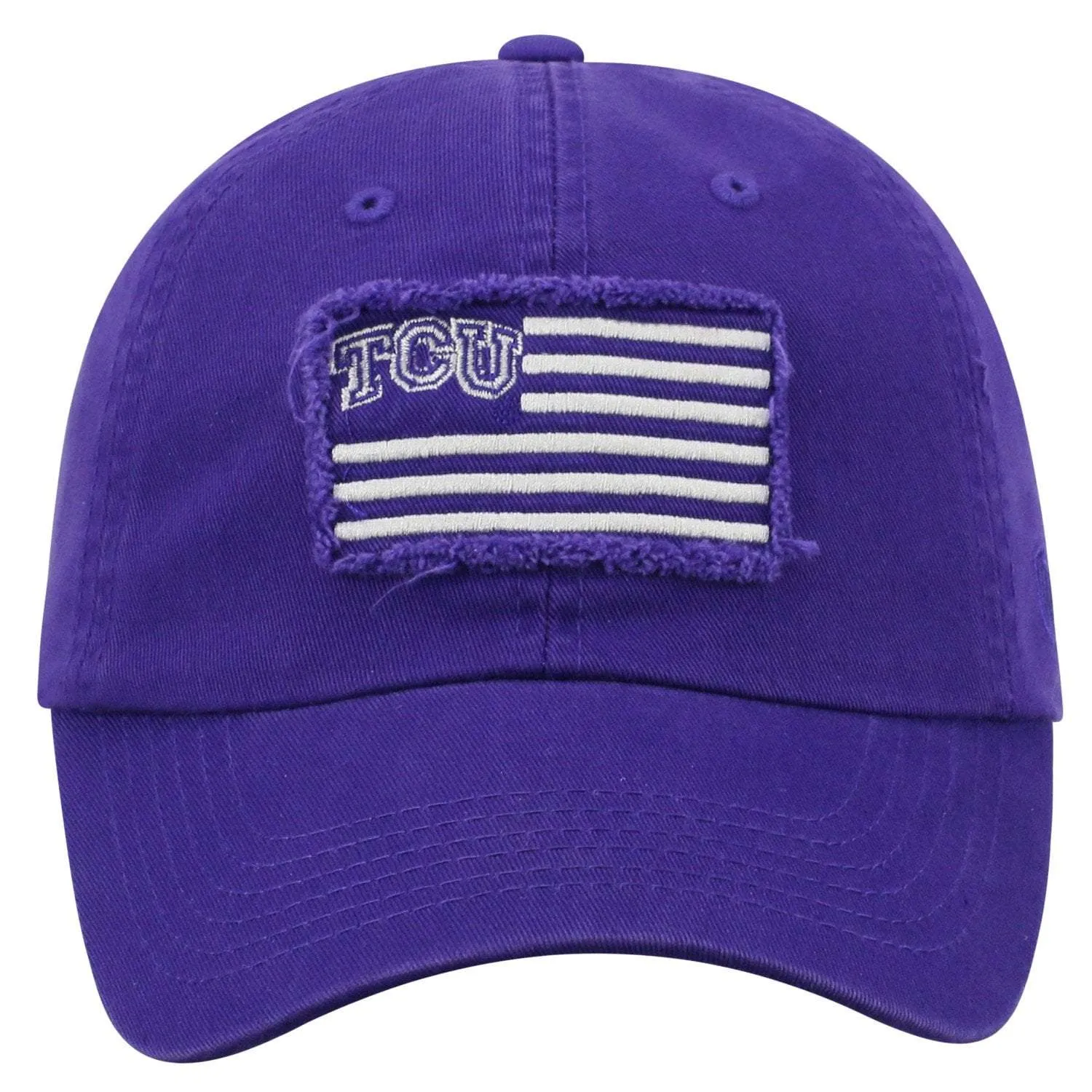 TCU Horned Frogs TOW Purple "Flag 4" Crew Adj. Relax Hat Cap