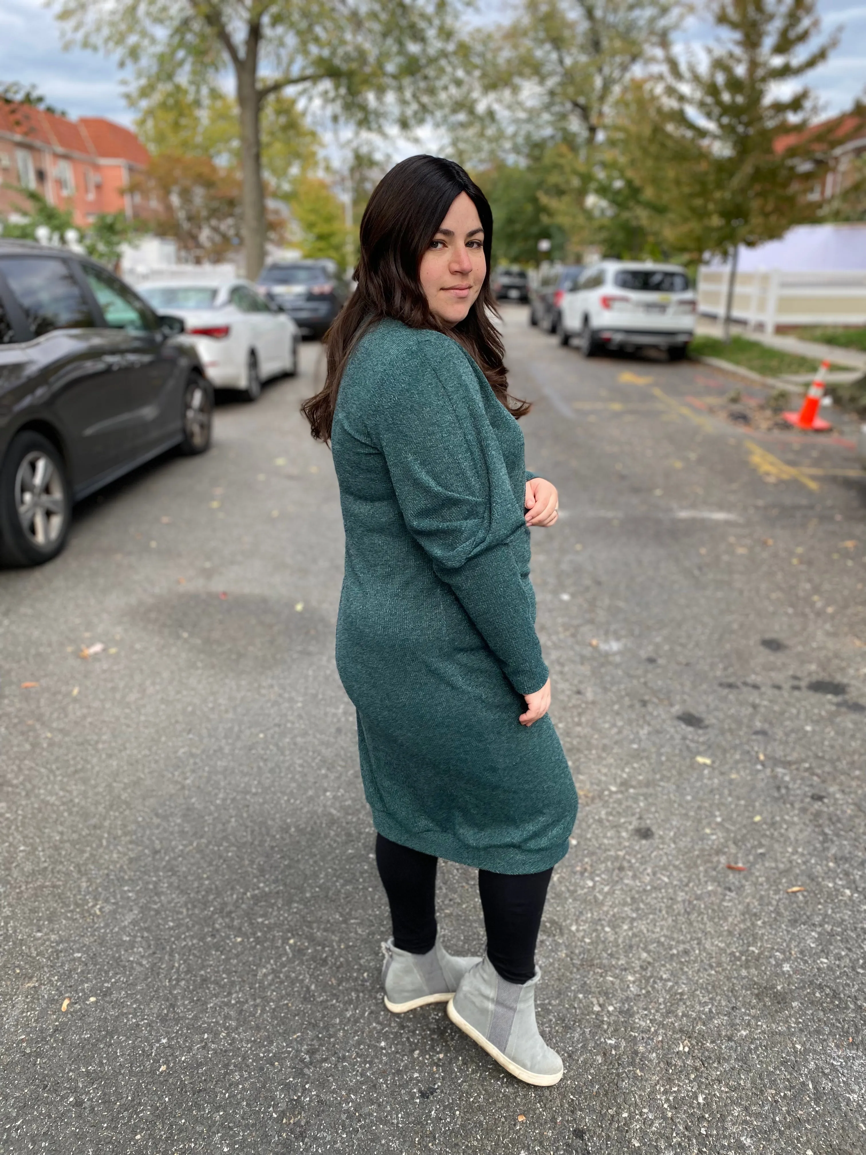 The Snuggle Dress (Olive)