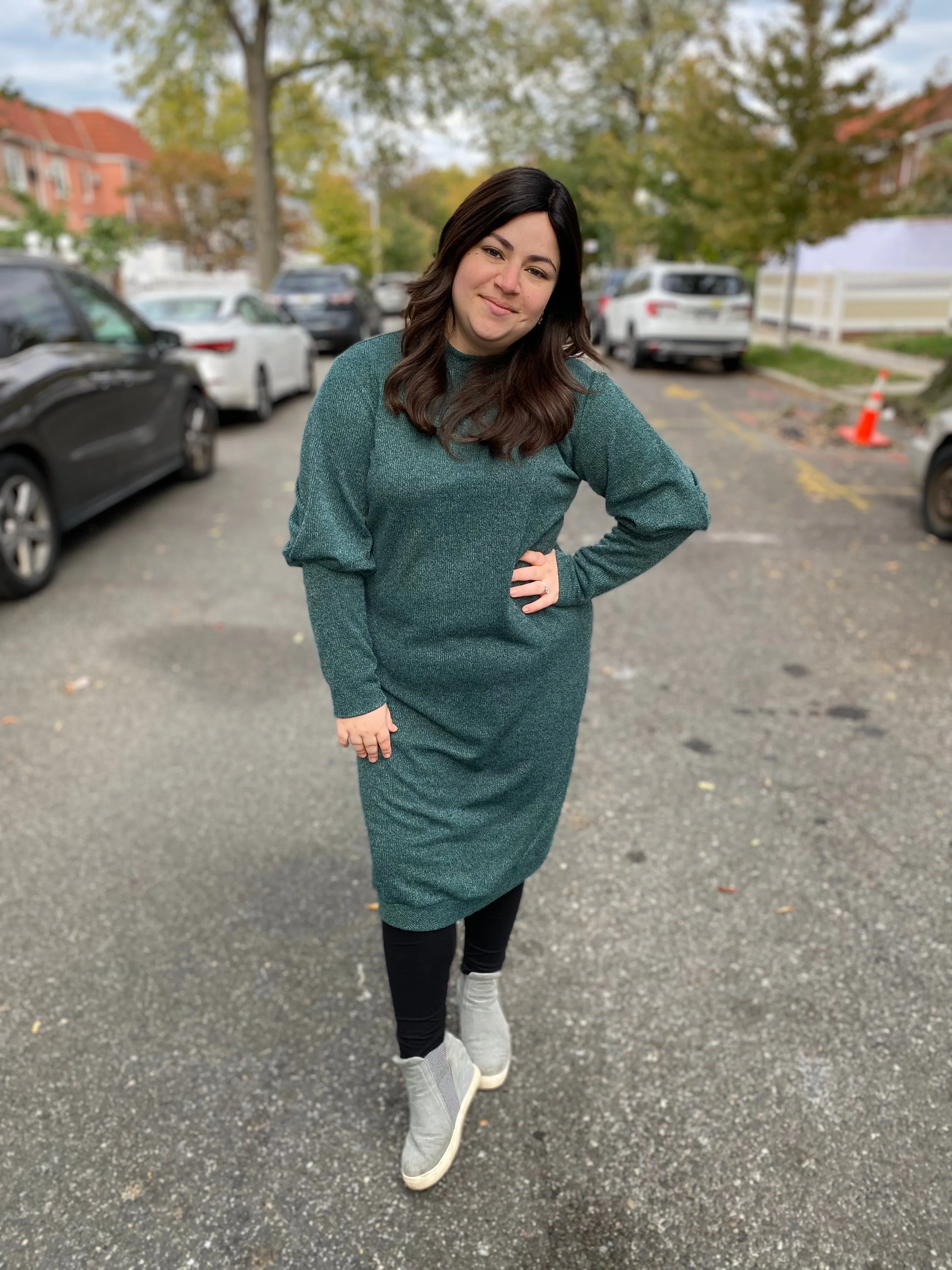The Snuggle Dress (Olive)