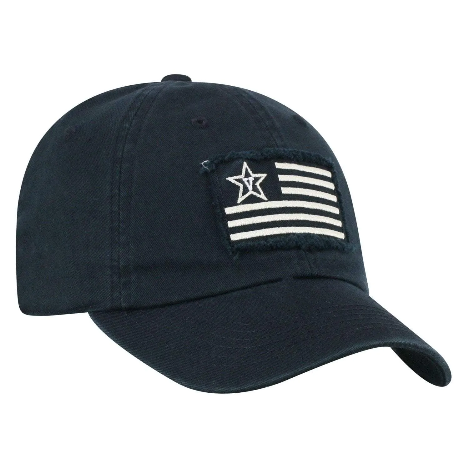 Vanderbilt Commodores TOW Black "Flag 4" Crew Adj. Relax Hat Cap