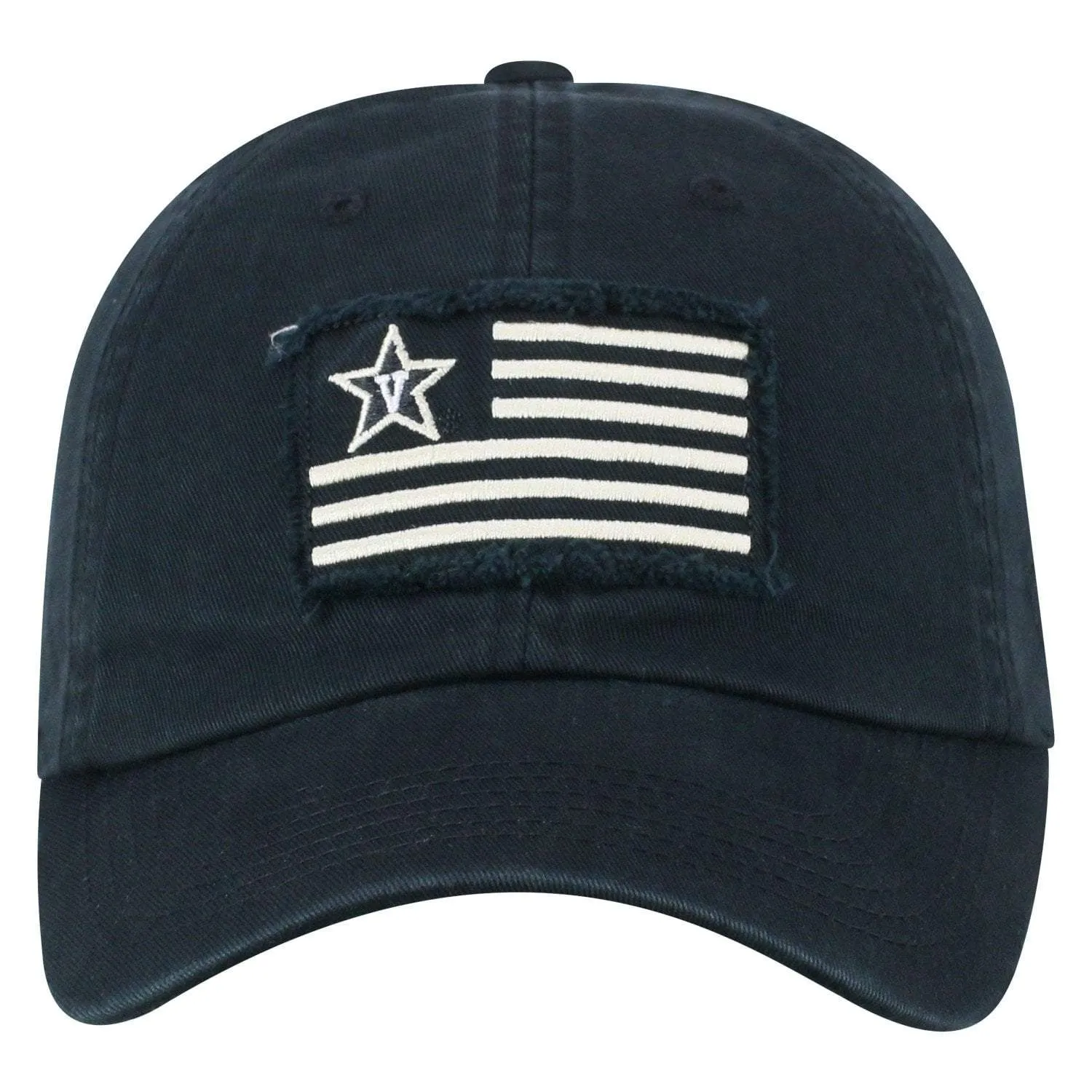 Vanderbilt Commodores TOW Black "Flag 4" Crew Adj. Relax Hat Cap