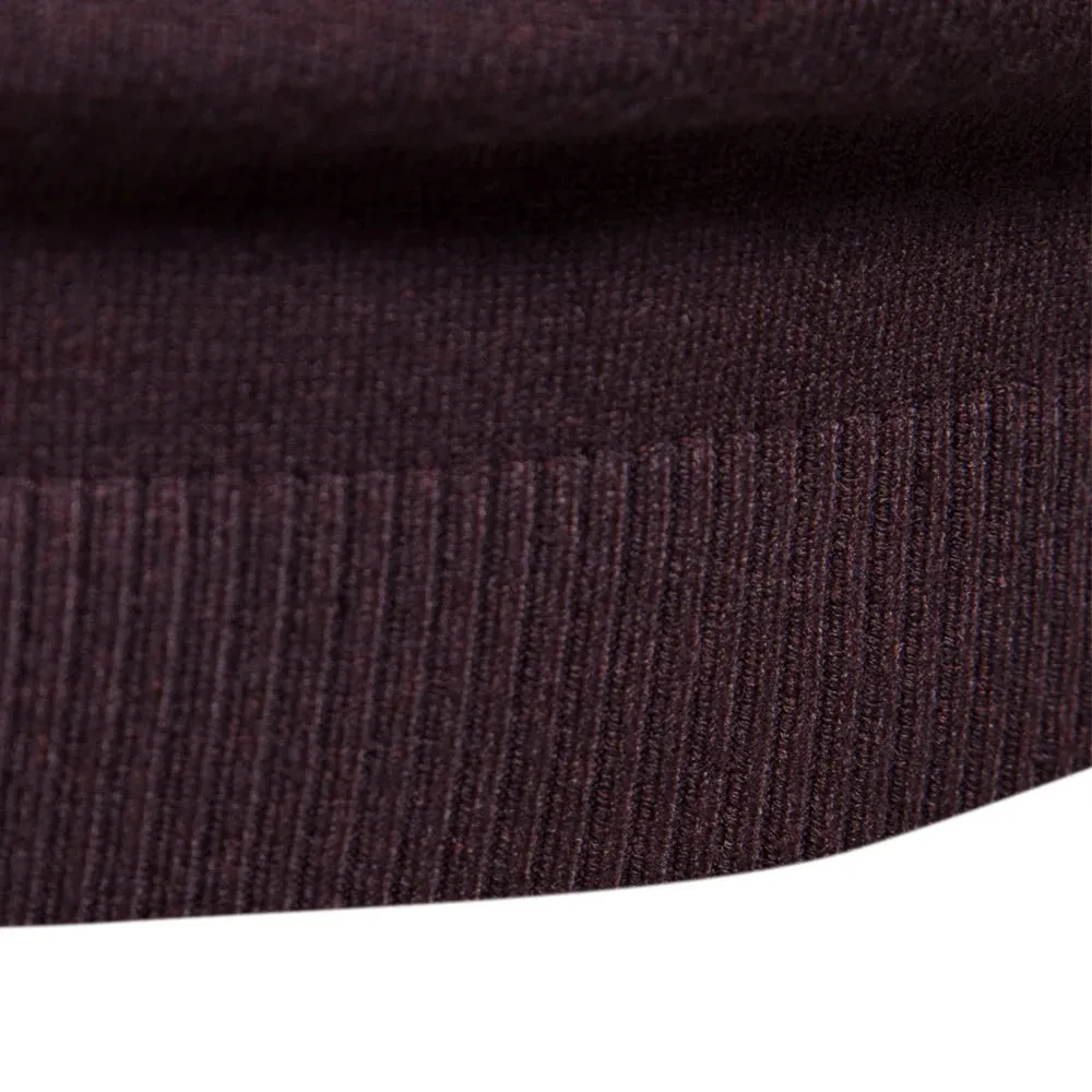 Winter Men Turtleneck Sweater Casual Solid Color Warm Pullover High Quality Slim High Neck Long Sleeve Sweater Men