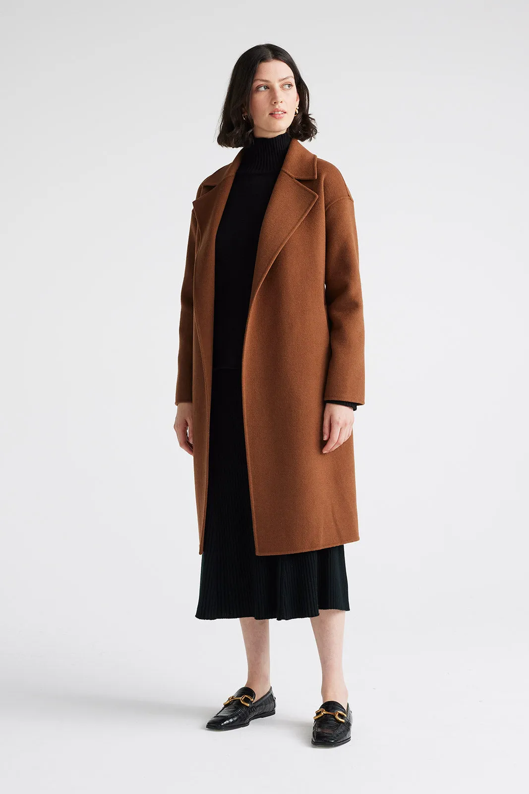WRAP WOOL COAT