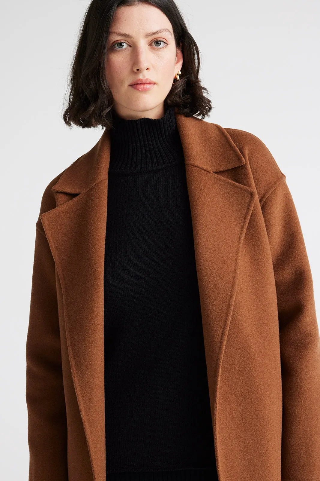 WRAP WOOL COAT