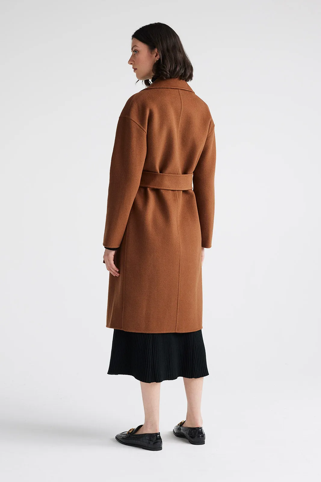 WRAP WOOL COAT