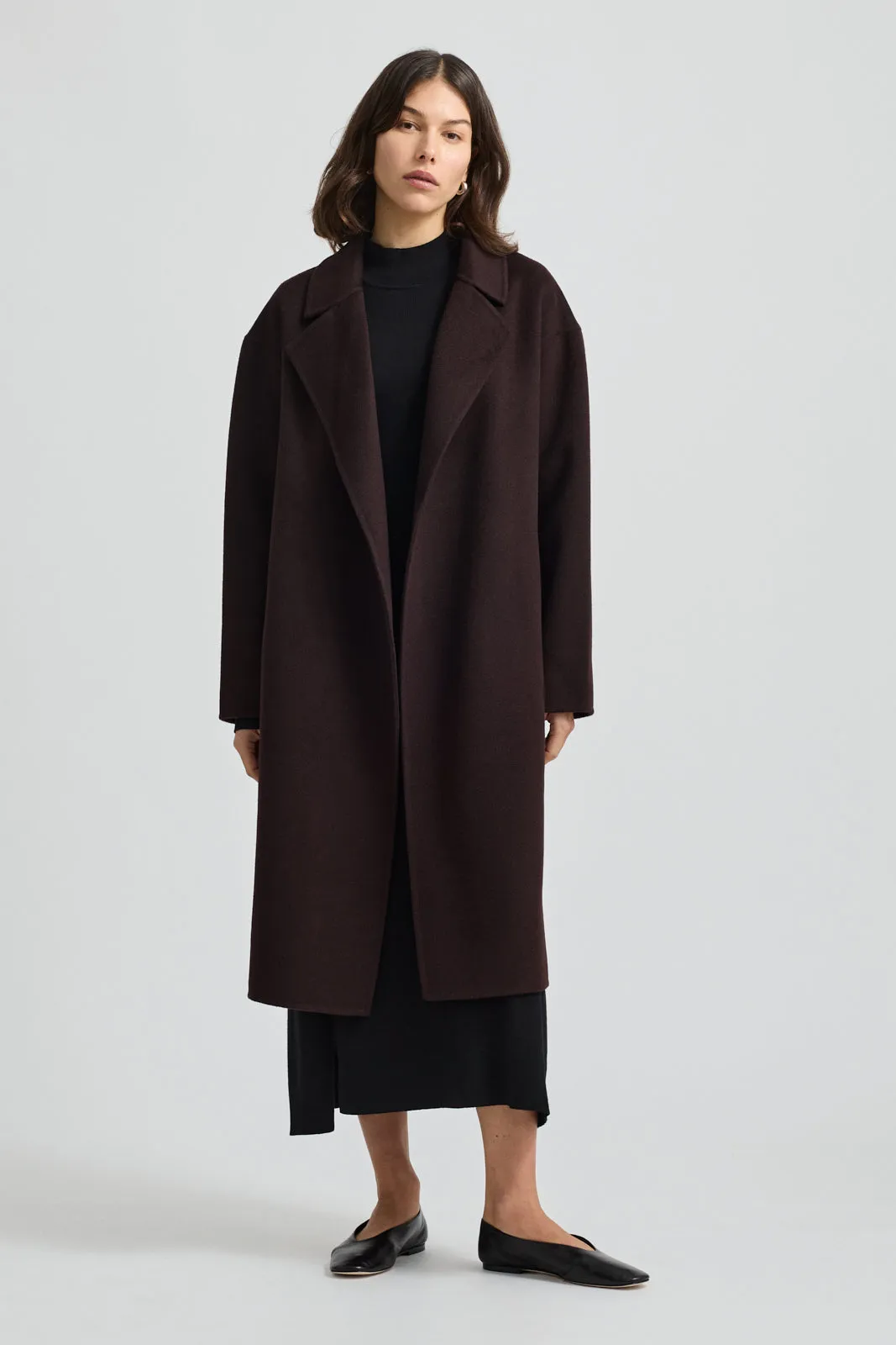 WRAP WOOL COAT