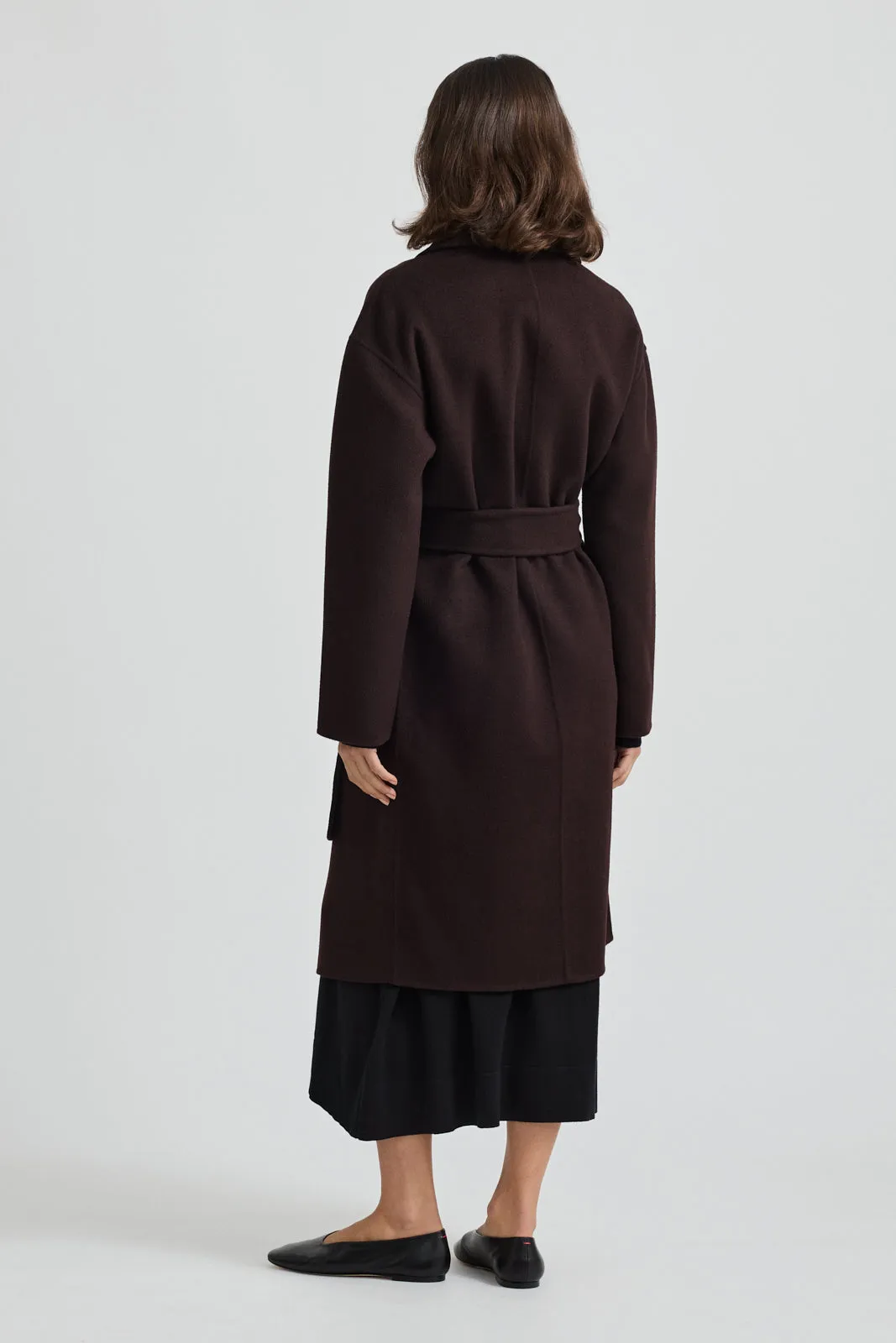 WRAP WOOL COAT